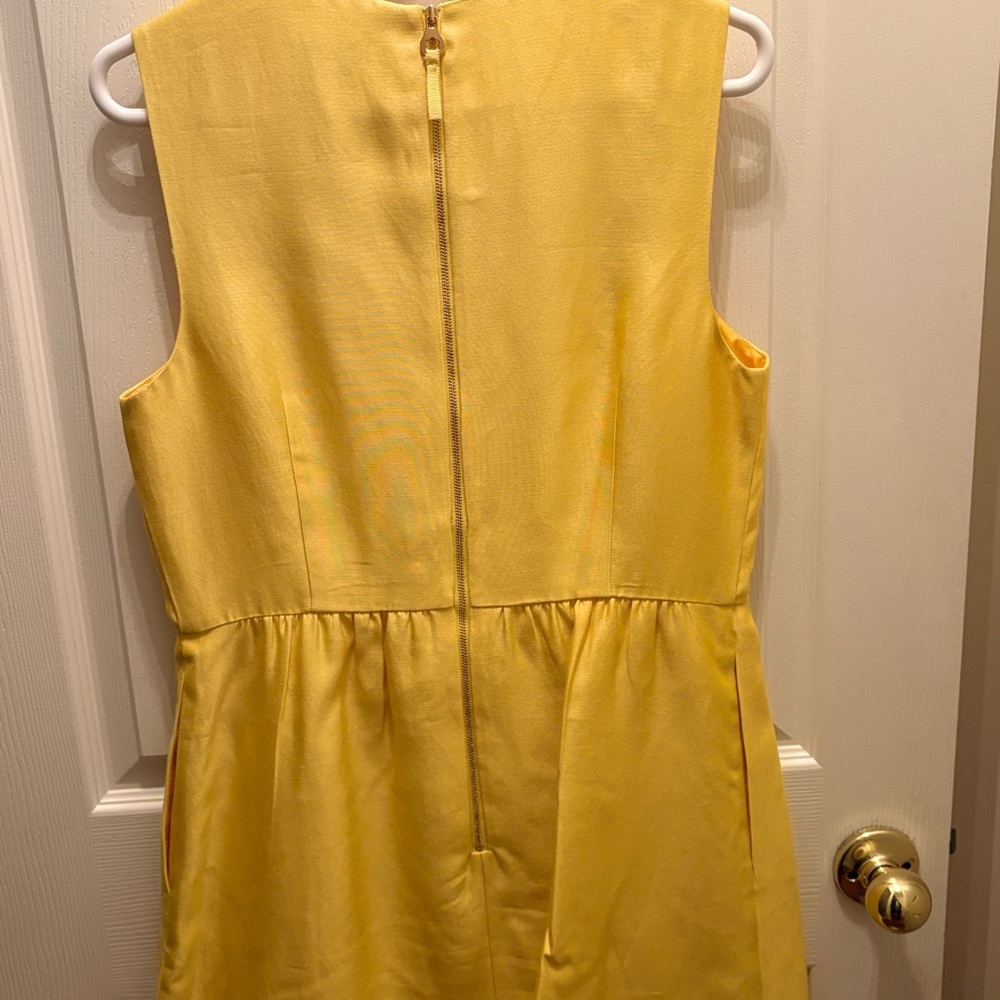 Draper James Yellow Sleeveless Sundress Crew Neck. Price is Firm! - Picture 3 of 5